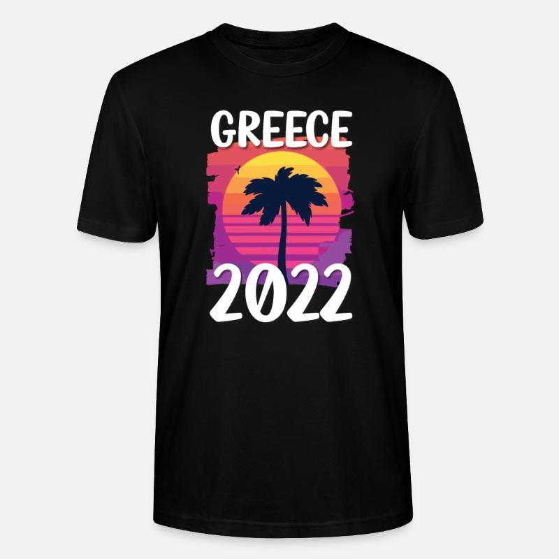 Greece 2022 - Stanley/Stella Unisex Bio-T-Shirt CRAFTER - Schwarz