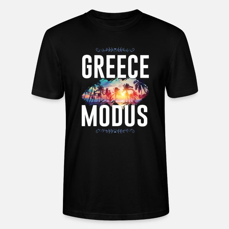 Mode Grèce - T-shirt bio CRAFTER Stanley Stella Unisexe - noir