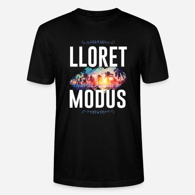 Lloret De Mar Modus - Stanley/Stella Unisex Bio-T-Shirt CRAFTER - Schwarz