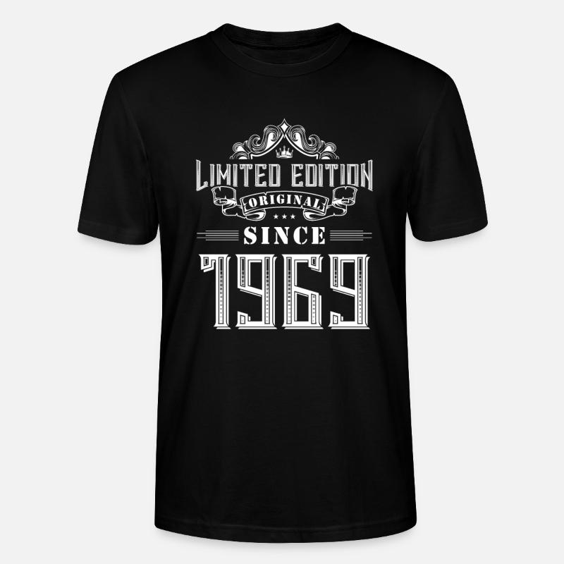 Édition limitée 1969 - T-shirt bio CRAFTER Stanley Stella Unisexe - noir