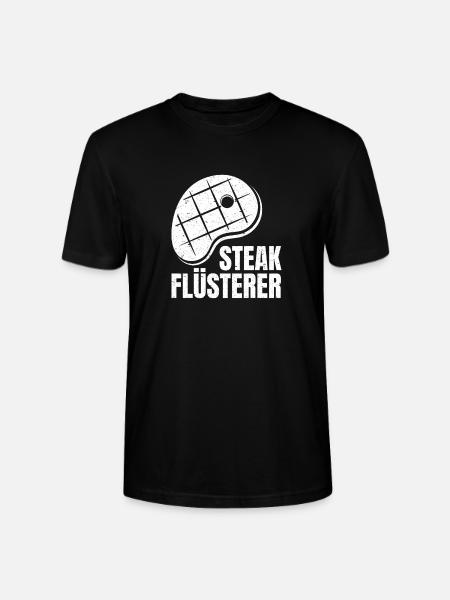 Steak Whisperer - Stanley/Stella CRAFTER Unisex Organic T-Shirt - black