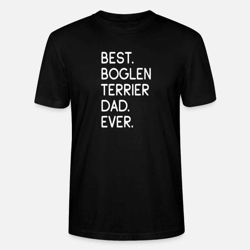 Boglen Terrier - T-shirt bio CRAFTER Stanley Stella Unisexe - noir
