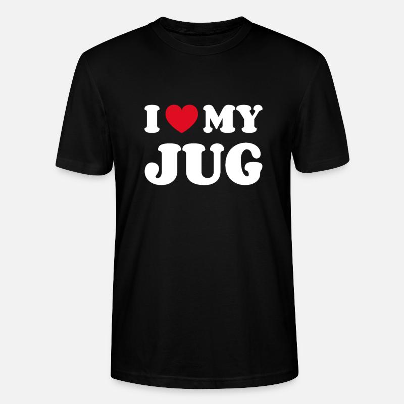 J'aime ma cruche - T-shirt bio CRAFTER Stanley Stella Unisexe - noir
