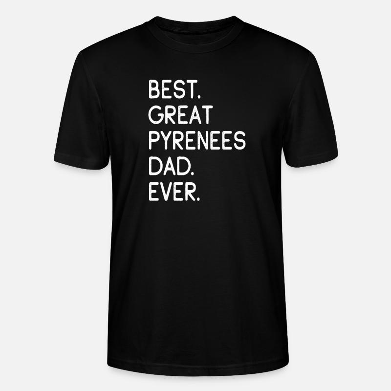 Grand Bouvier des Pyrénées - T-shirt bio CRAFTER Stanley Stella Unisexe - noir