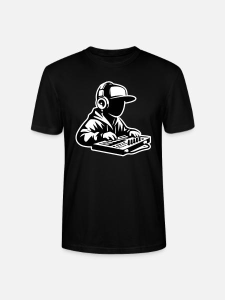 Petit Beatmaker - T-shirt bio CRAFTER Stanley Stella Unisexe - noir