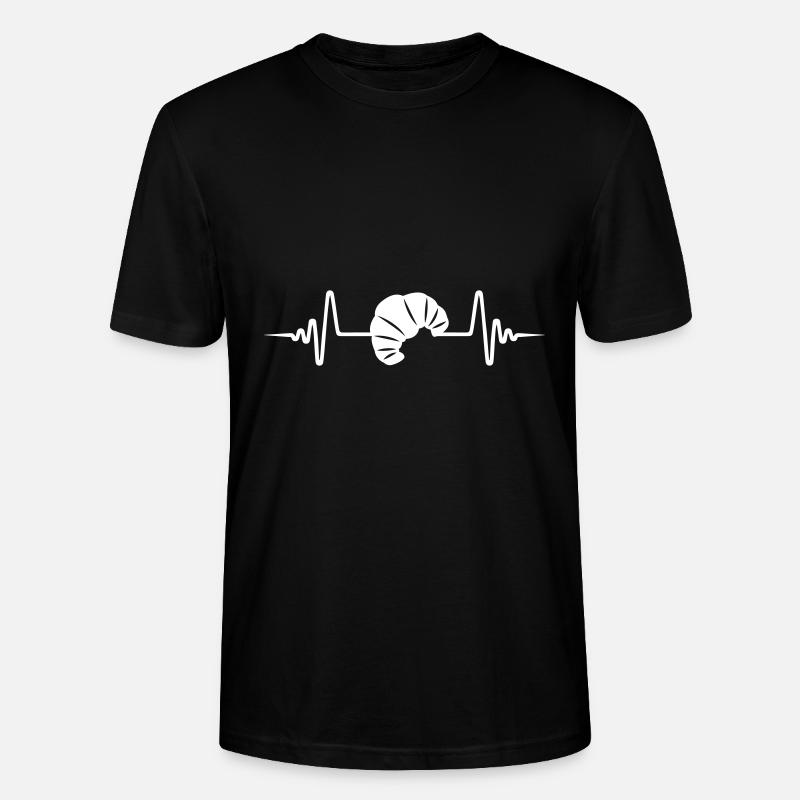 Croissant Symbole Pulse - T-shirt bio CRAFTER Stanley Stella Unisexe - noir