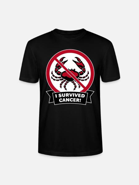 I survived cancer! (3C) - Stanley/Stella CRAFTER Unisex Organic T-Shirt - black