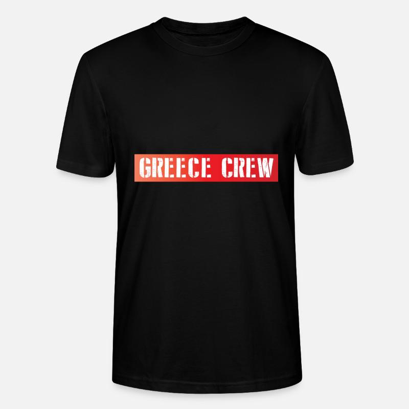 Greece Crew - Stanley/Stella Unisex Bio-T-Shirt CRAFTER - Schwarz