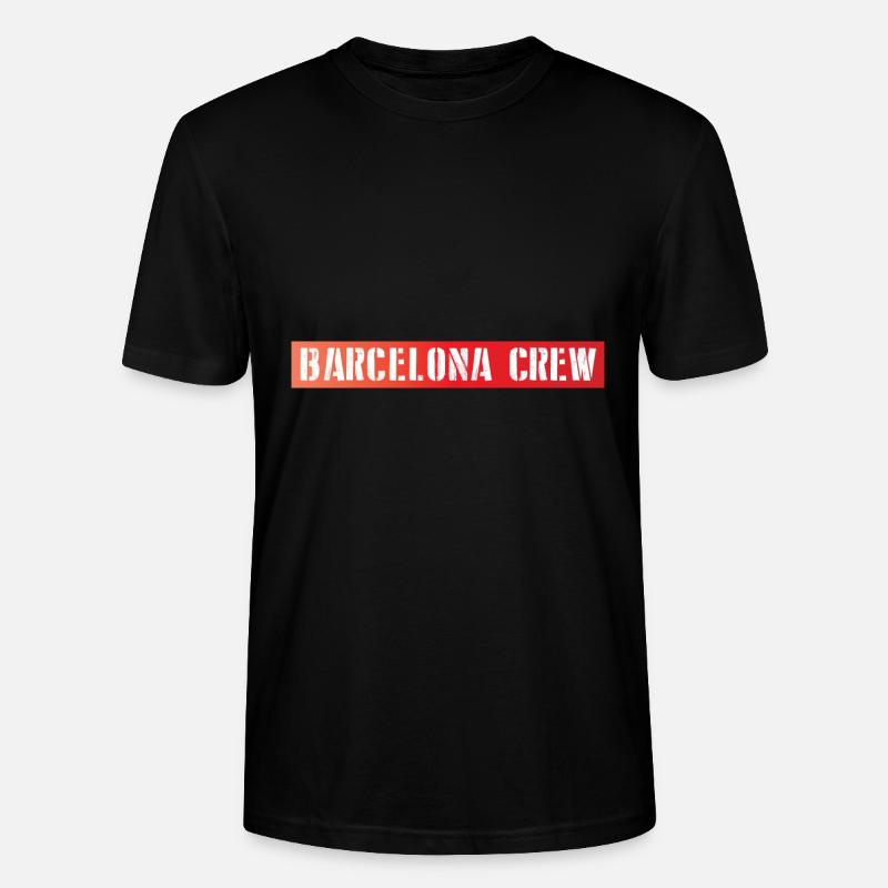 Équipage de Barcelone - T-shirt bio CRAFTER Stanley Stella Unisexe - noir