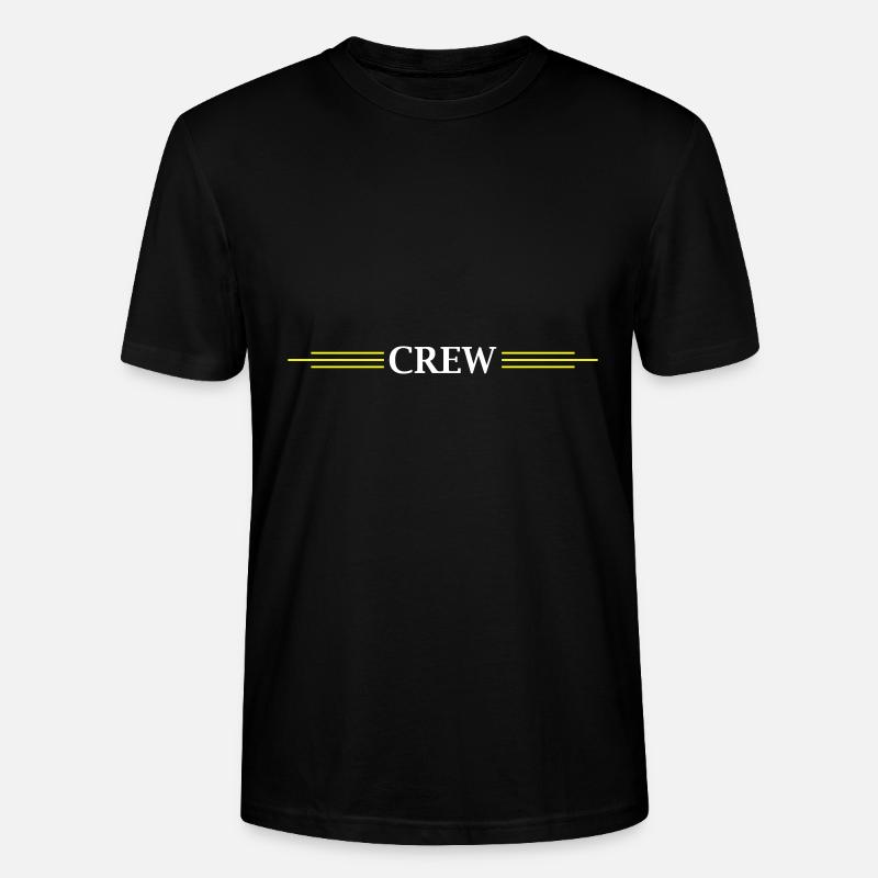Conception de l’équipage - T-shirt bio CRAFTER Stanley Stella Unisexe - noir