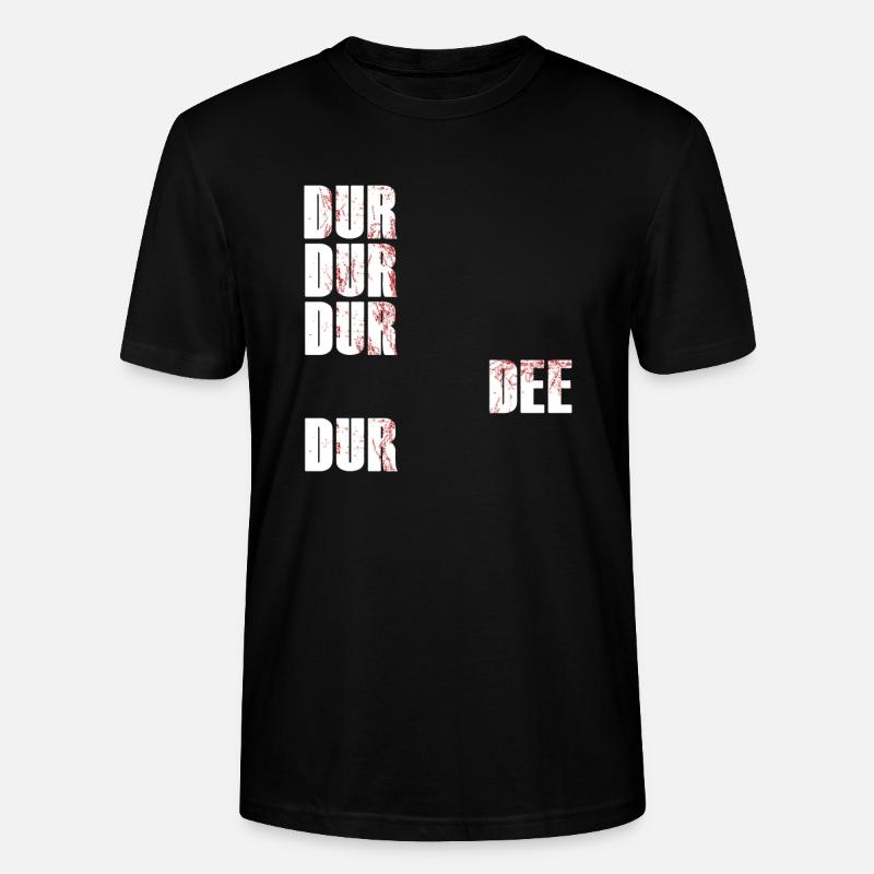 DURDURDUR DEE DUR - Stanley/Stella CRAFTER Unisex Organic T-Shirt - black