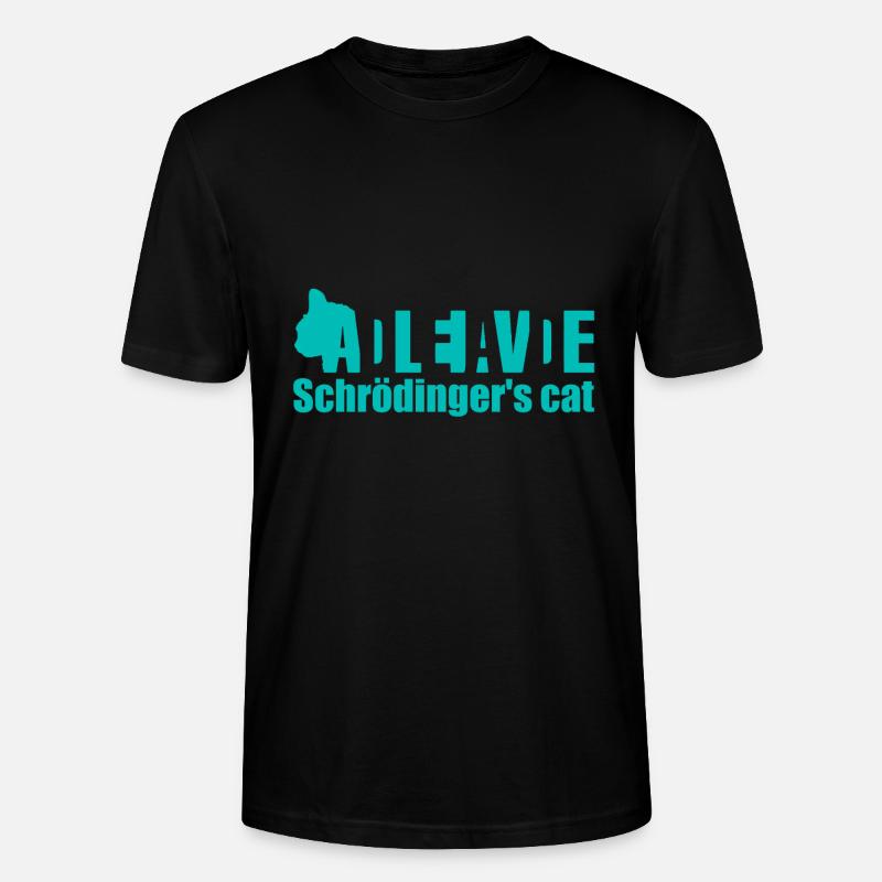 Schrödingerskatze Tot oder Lebend - Stanley/Stella Unisex Bio-T-Shirt CRAFTER - Schwarz