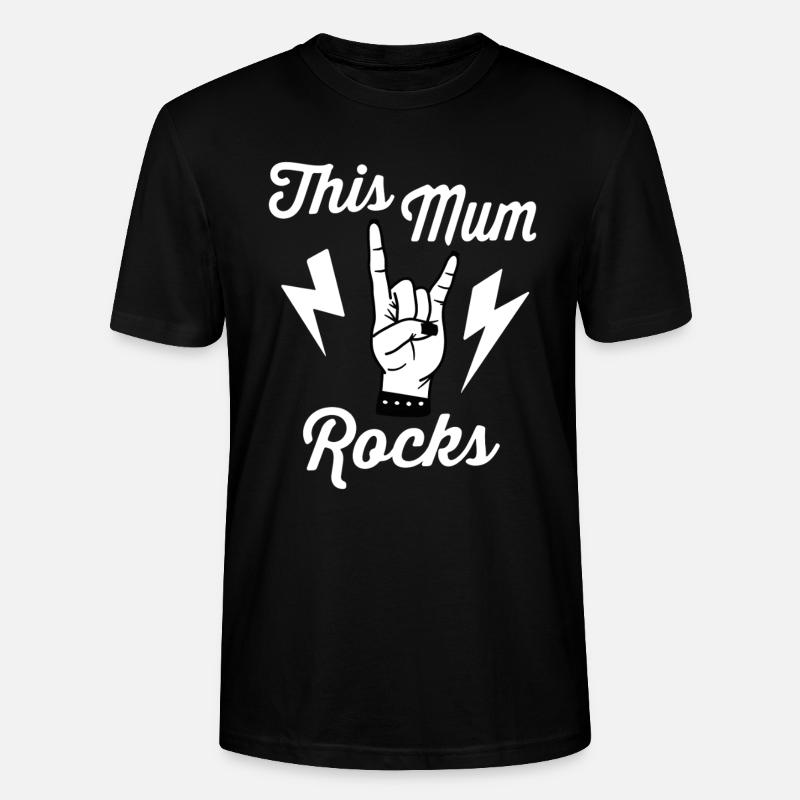Cette maman est géniale - T-shirt bio CRAFTER Stanley Stella Unisexe - noir