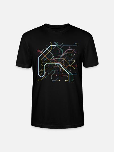 metro - Stanley/Stella Unisex Bio-T-Shirt CRAFTER - Schwarz