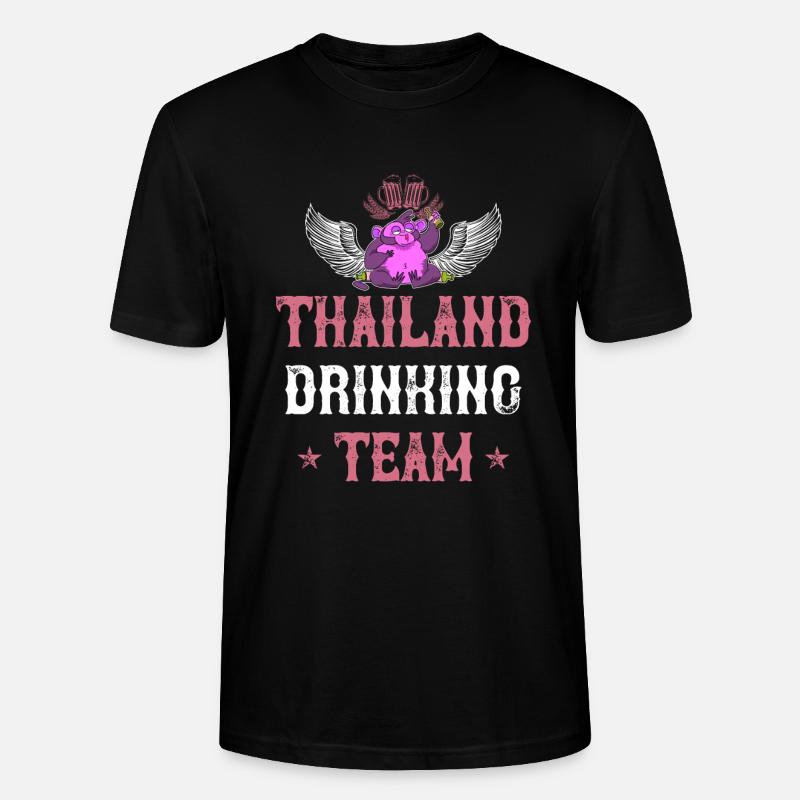 Thailand Drinking Team - Stanley/Stella Unisex Bio-T-Shirt CRAFTER - Schwarz