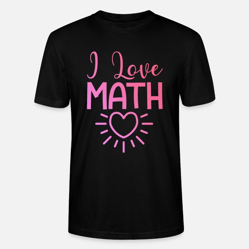 J’adore les maths - T-shirt bio CRAFTER Stanley Stella Unisexe - noir
