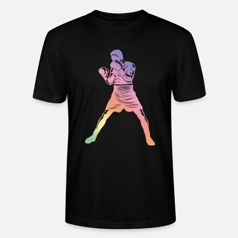 Boxen Silhouette - Stanley/Stella Unisex Bio-T-Shirt CRAFTER - Schwarz