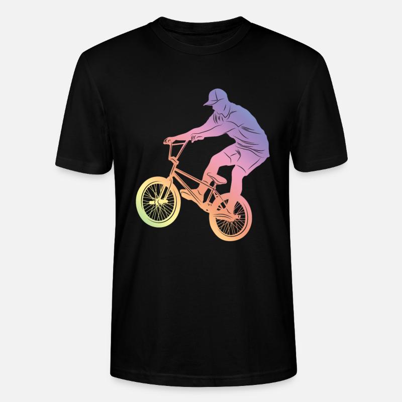 Motocross Silhouette - Stanley/Stella Unisex Bio-T-Shirt CRAFTER - Schwarz