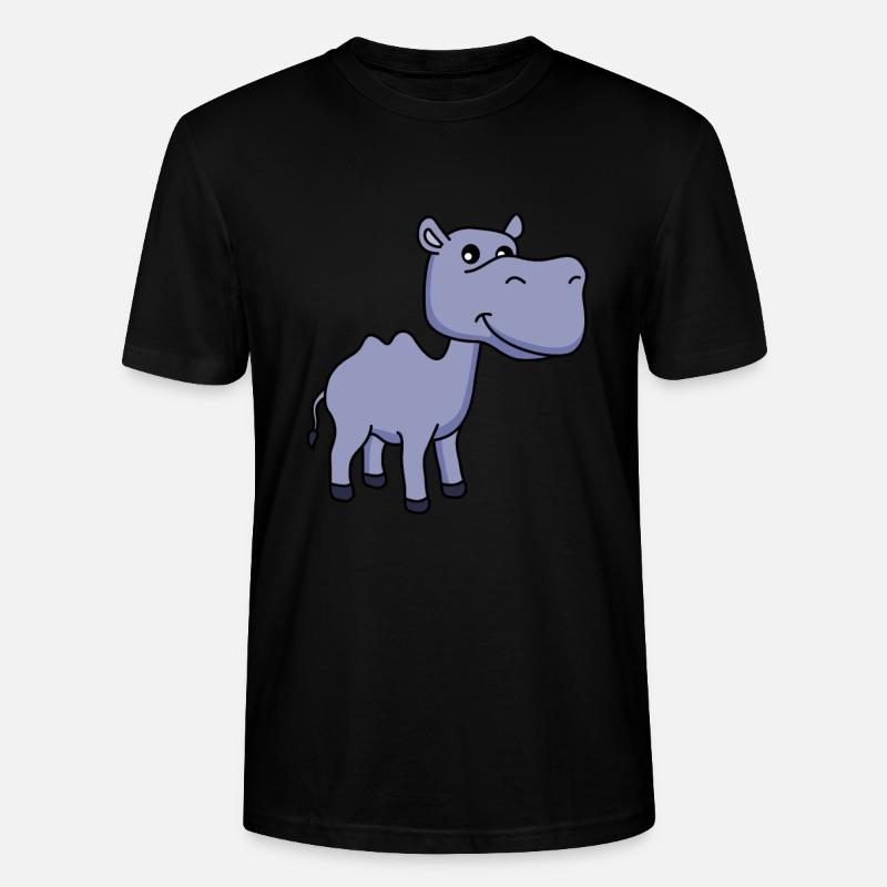 Kamel Comic - Stanley/Stella Unisex Bio-T-Shirt CRAFTER - Schwarz