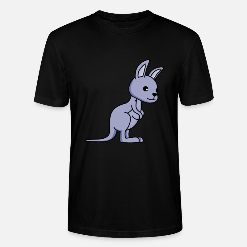 Bande dessinée Kangourou - T-shirt bio CRAFTER Stanley Stella Unisexe - noir