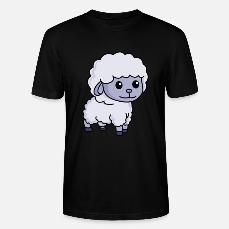 Mouton Comic Animal - T-shirt bio CRAFTER Stanley Stella Unisexe - noir