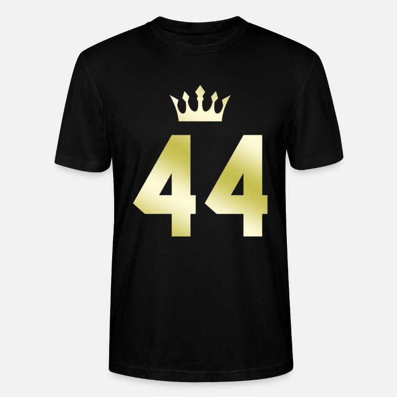 44 Couronne numérique - T-shirt bio CRAFTER Stanley Stella Unisexe - noir