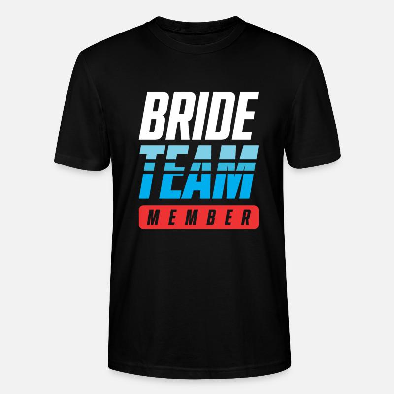 Bride Team - Stanley/Stella Unisex Bio-T-Shirt CRAFTER - Schwarz