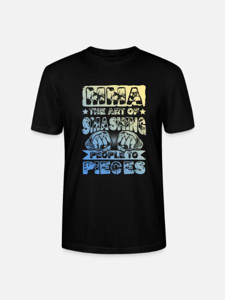 Mma Mixed matrial arts - Stanley/Stella CRAFTER Unisex Organic T-Shirt - black