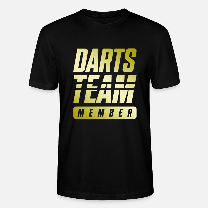 Darts Team - Stanley/Stella Unisex Bio-T-Shirt CRAFTER - Schwarz