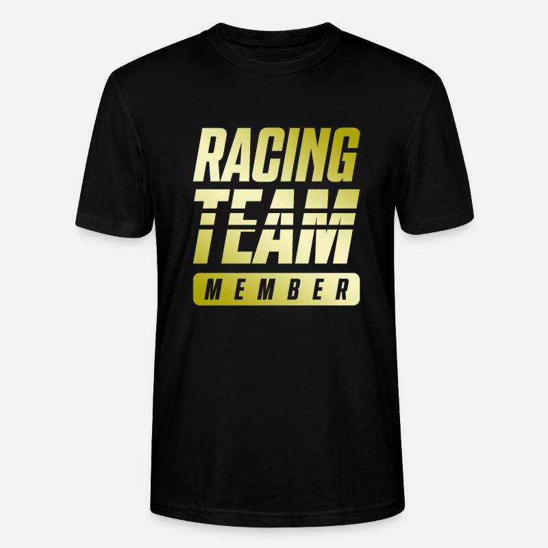 Équipe de course - T-shirt bio CRAFTER Stanley Stella Unisexe - noir