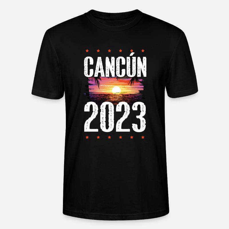 Cancun 2023 - Stanley/Stella Unisex Bio-T-Shirt CRAFTER - Schwarz