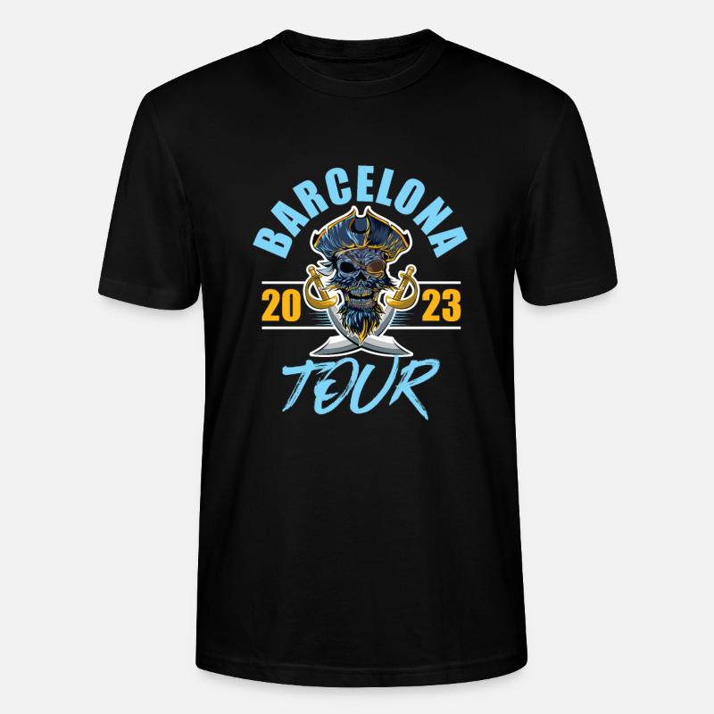 Barcelone 2023 Skeleton - T-shirt bio CRAFTER Stanley Stella Unisexe - noir