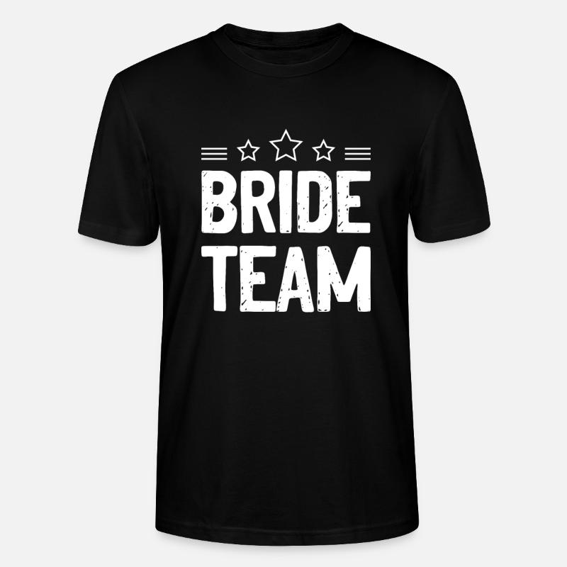 Bride Team - Stanley/Stella Unisex Bio-T-Shirt CRAFTER - Schwarz