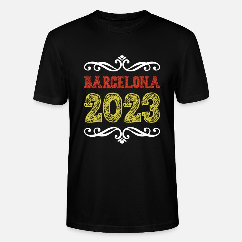 Barcelone 2023 - T-shirt bio CRAFTER Stanley Stella Unisexe - noir