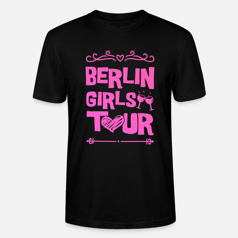 Équipe de Berlin Party - T-shirt bio CRAFTER Stanley Stella Unisexe - noir
