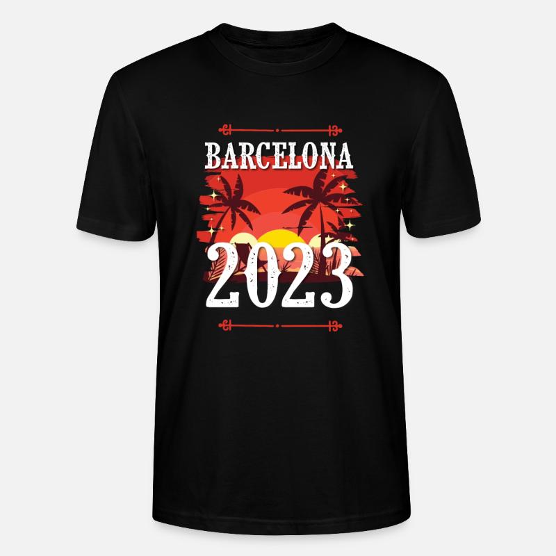 Barcelone 2023 - T-shirt bio CRAFTER Stanley Stella Unisexe - noir