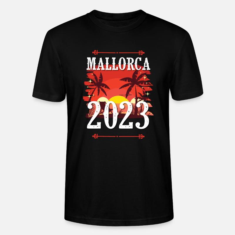 Mallorca 2023 - Stanley/Stella Unisex Bio-T-Shirt CRAFTER - Schwarz