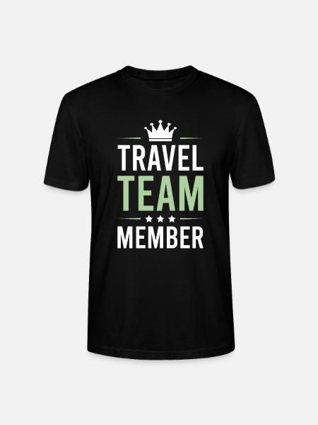 Travel Team - Stanley/Stella CRAFTER Unisex Organic T-Shirt - black