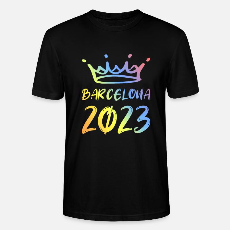 Barcelone 2023 - T-shirt bio CRAFTER Stanley Stella Unisexe - noir