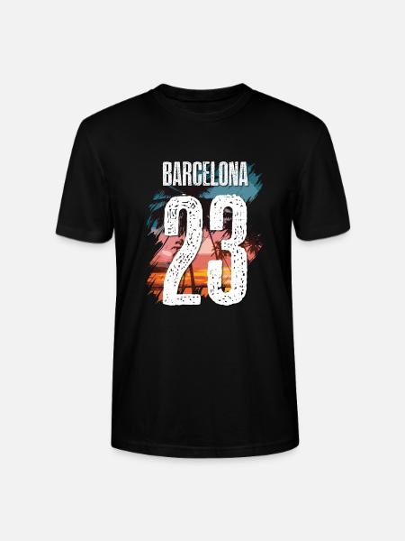 Maillot Barcelone 23 2023 - T-shirt bio CRAFTER Stanley Stella Unisexe - noir