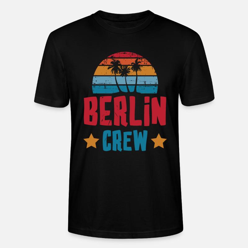 Berlin Crew - Stanley/Stella CRAFTER Unisex Organic T-Shirt - black