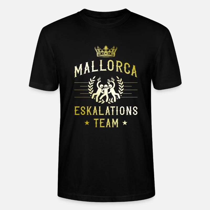 Escalade de Majorque - T-shirt bio CRAFTER Stanley Stella Unisexe - noir