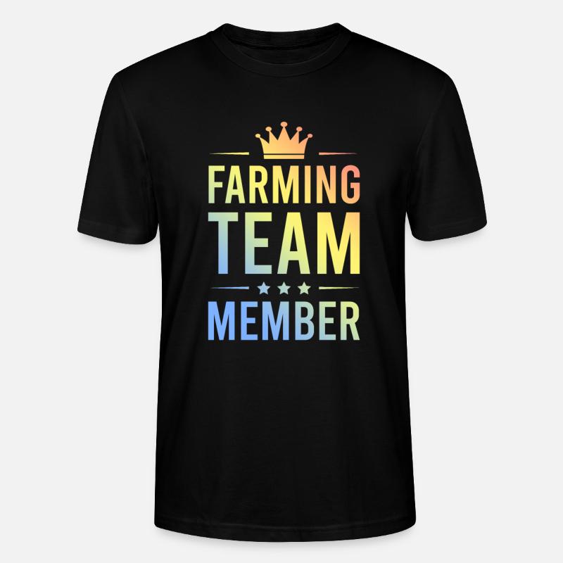 Farming Team Bunt - Stanley/Stella Unisex Bio-T-Shirt CRAFTER - Schwarz