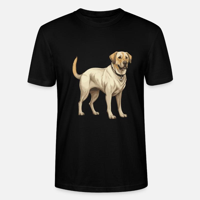 Labrador Hund Tier - Stanley/Stella Unisex Bio-T-Shirt CRAFTER - Schwarz