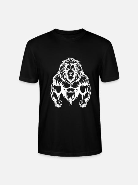 Leo Muscles - Stanley/Stella CRAFTER Unisex Organic T-Shirt - black