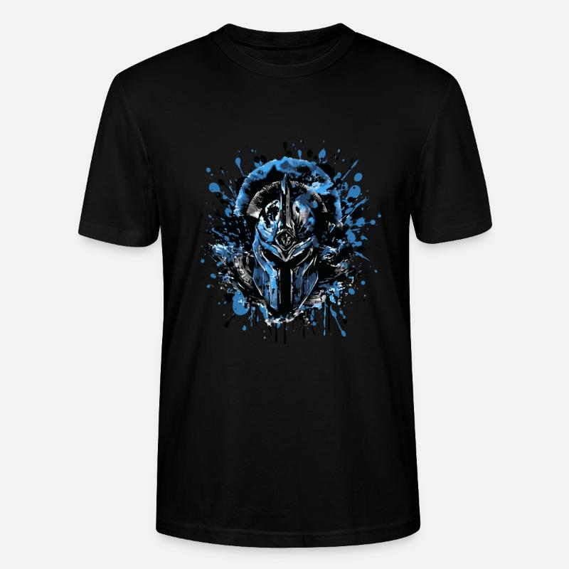 Spartaner Helm Gladiator - Stanley/Stella Unisex Bio-T-Shirt CRAFTER - Schwarz