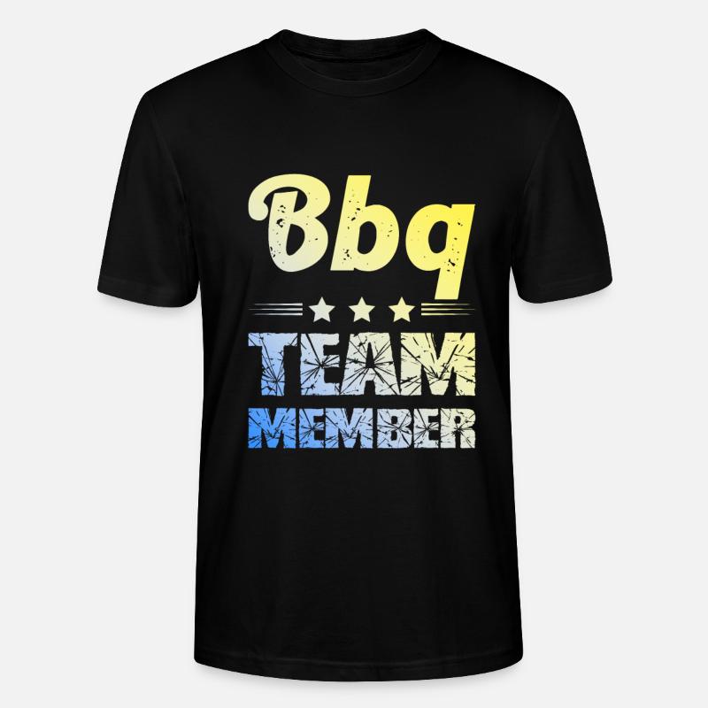 Bbq Team - Stanley/Stella Unisex Bio-T-Shirt CRAFTER - Schwarz