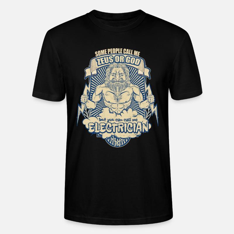 Elektriker - Stanley/Stella Unisex Bio-T-Shirt CRAFTER - Schwarz