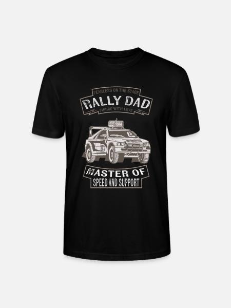 Rally Dad Master of Speed - Stanley/Stella CRAFTER Unisex Organic T-Shirt - black