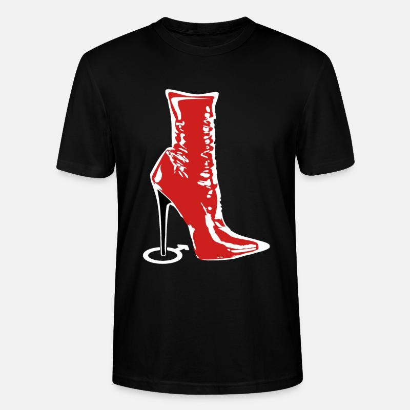 Stiefel der Herrin - Stanley/Stella Unisex Bio-T-Shirt CRAFTER - Schwarz